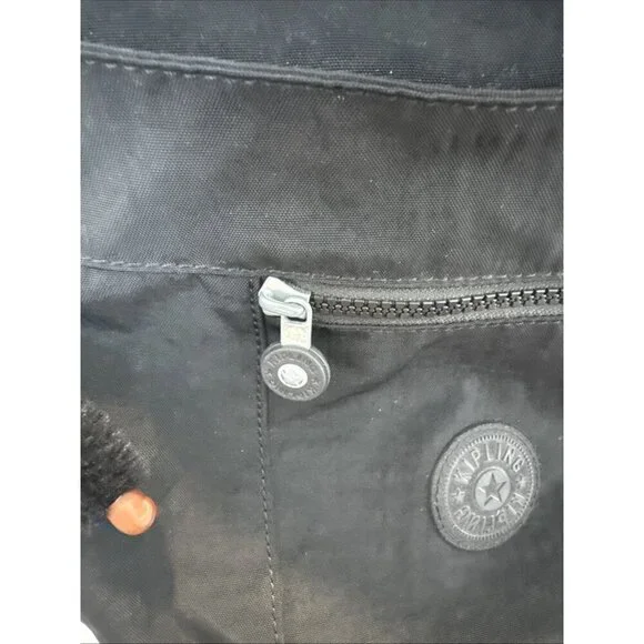 Kipling Black Nylon Bailey Rare Crossbody Bag - Picture 5 of 16